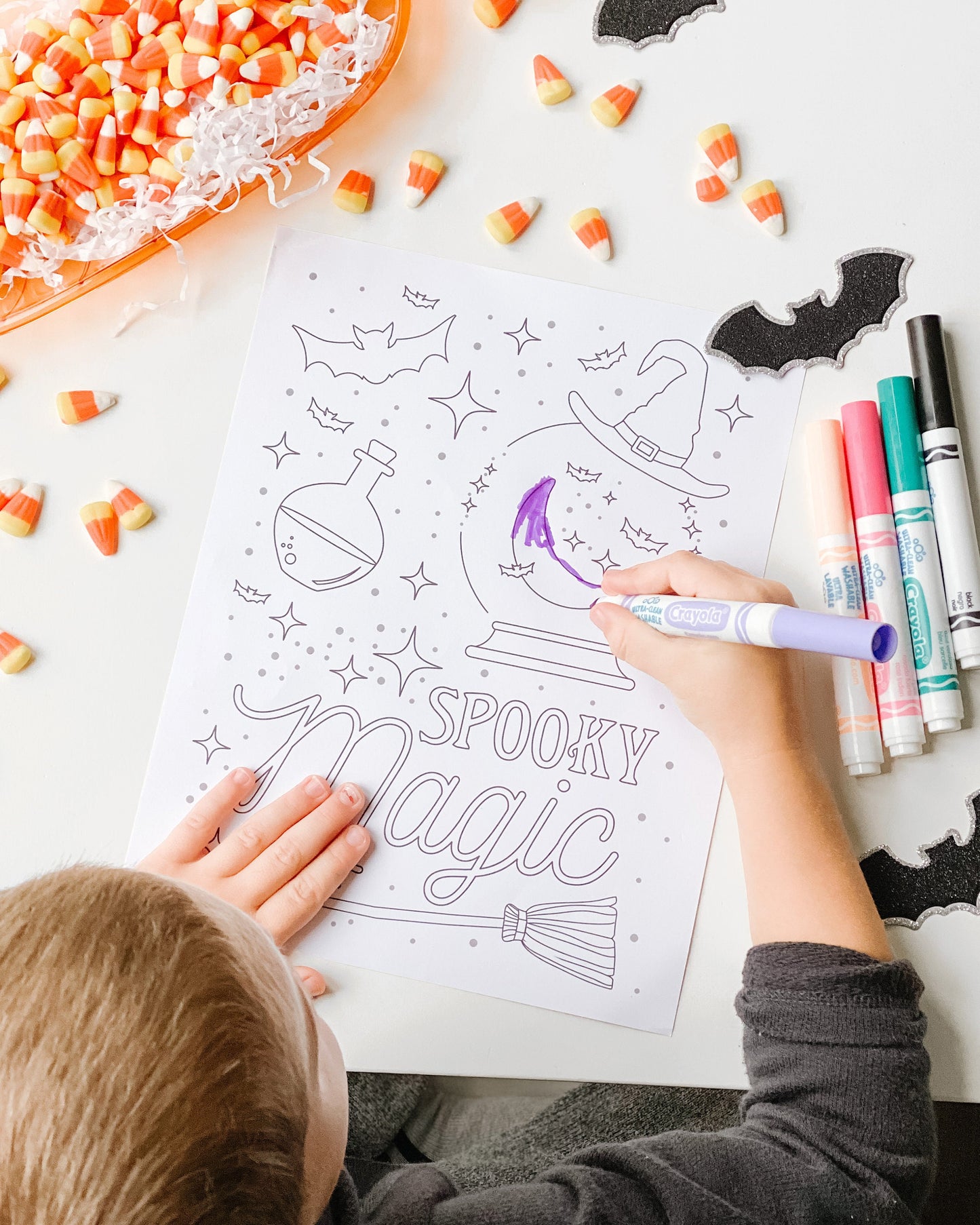 Spooky Magic Halloween Party Pack || Printable Halloween Party Kit || DIY Halloween Activities & Decor || Kids Halloween Party Decor || H02