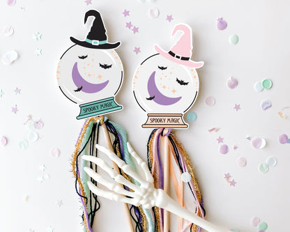 Spooky Magic Halloween Wand || Printable Boo Basket Flag || Halloween Pennant Flag || Photo Prop || Halloween Activities for Kids || H02